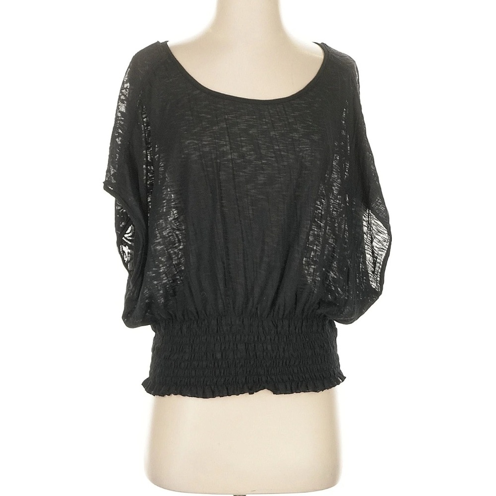 Free people black lace top